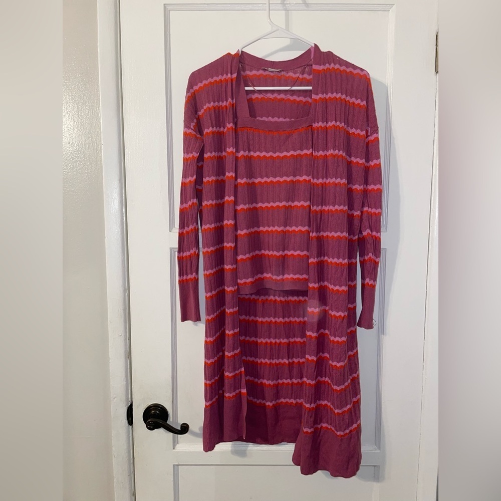 Loft Tank top and Cardigan - Picture 2 of 7